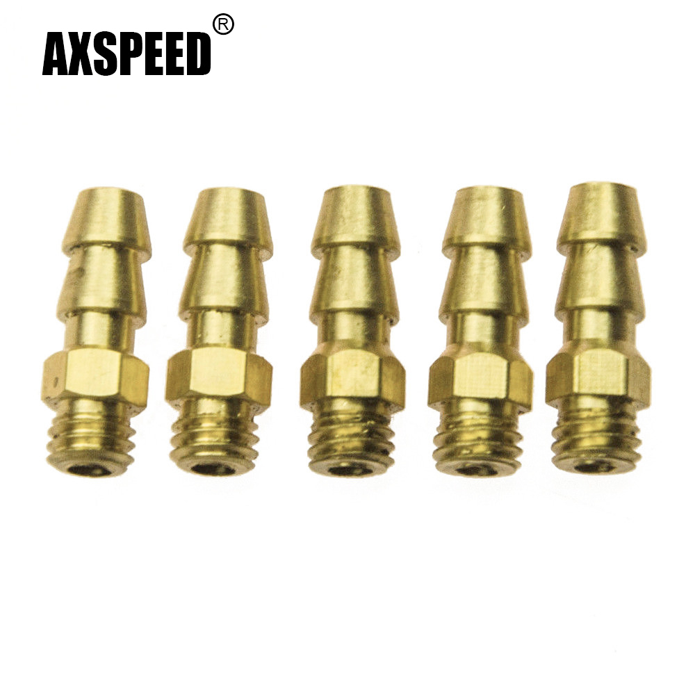Spoke Nipple Brass - AXSPEED 5/10 Uds latón M4/M5/M6 roscado