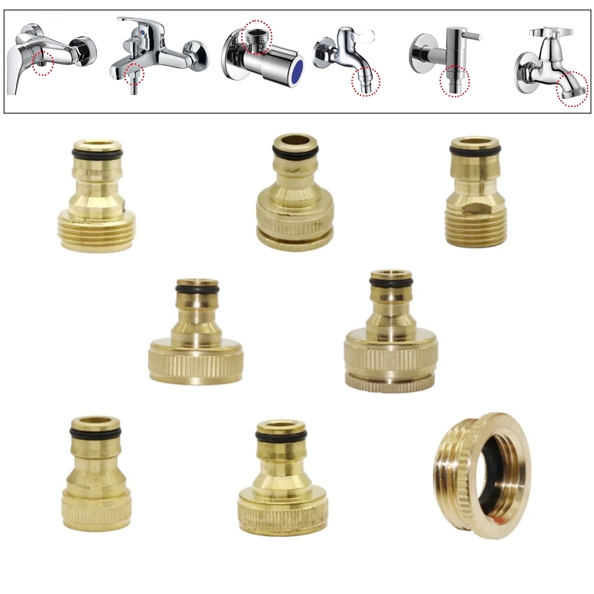 Grifo de latón roscado de 1/2  - Spoke Nipple Brass reseña y precio