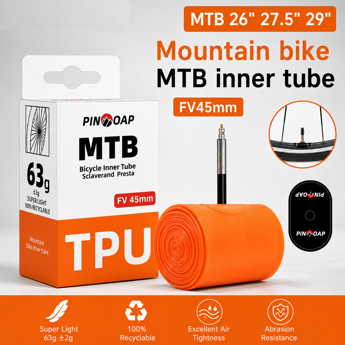 Tubo interior para bicicleta d - Mountain Biking Tube reseña y precio