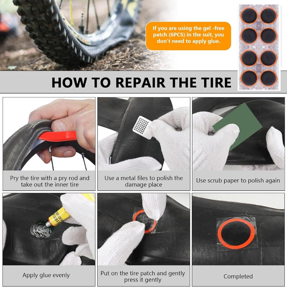 Kit de Reparación de Neumático - Mountain Biking Tube reseña y precio